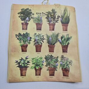 Publix Reusable Tote Shopping Bag 13x15 Homegrown Herbs